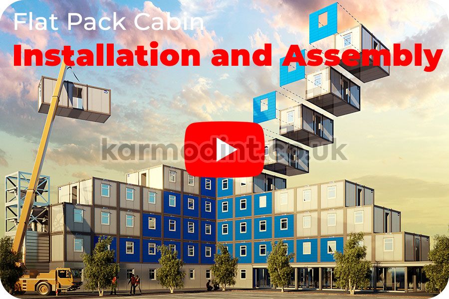 Flat Pack Cabin Installation and Assembly